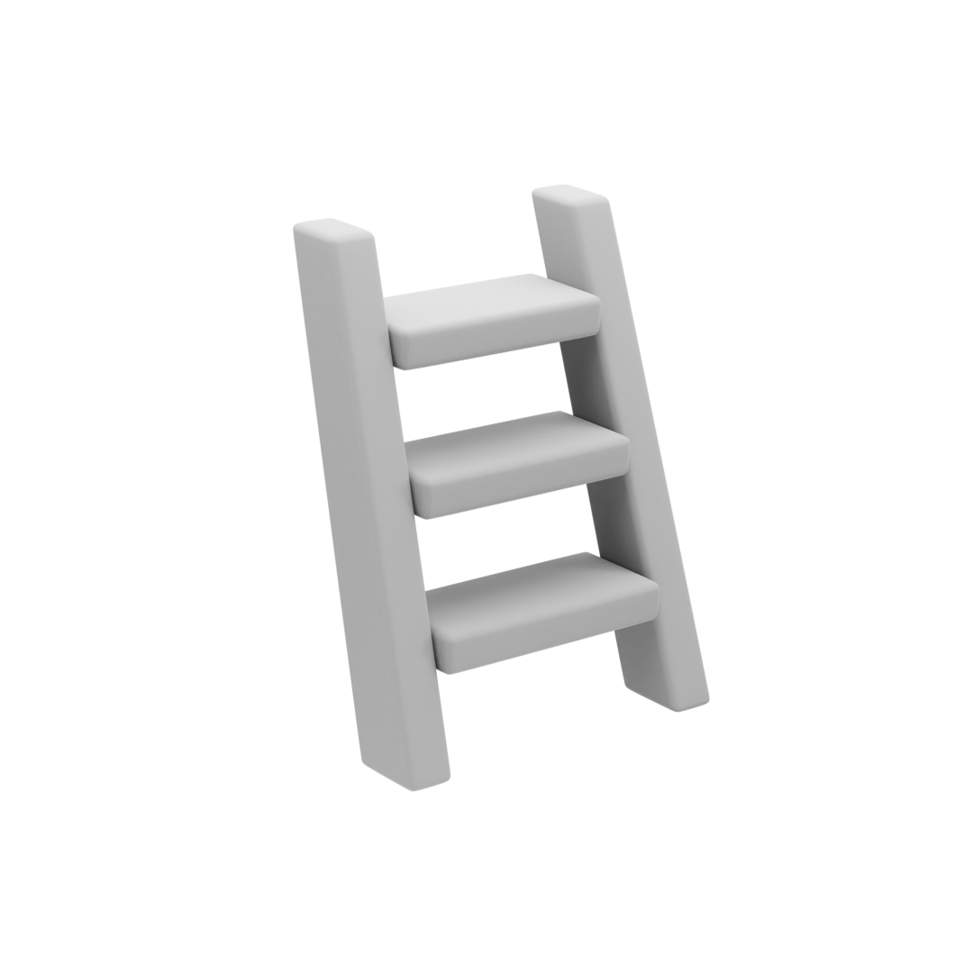 일반인에게는 알기 어려운 철거 현장의 복잡한 장비대 등을 상징하는 사다리 이미지